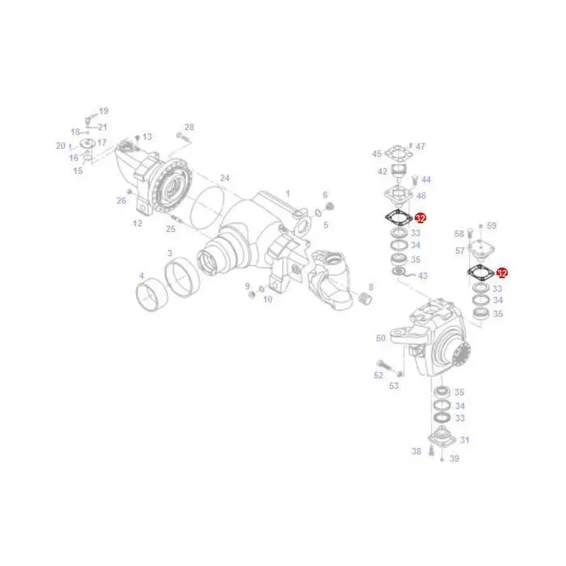 Massey Ferguson - Shim 0.50mm - F718301020300