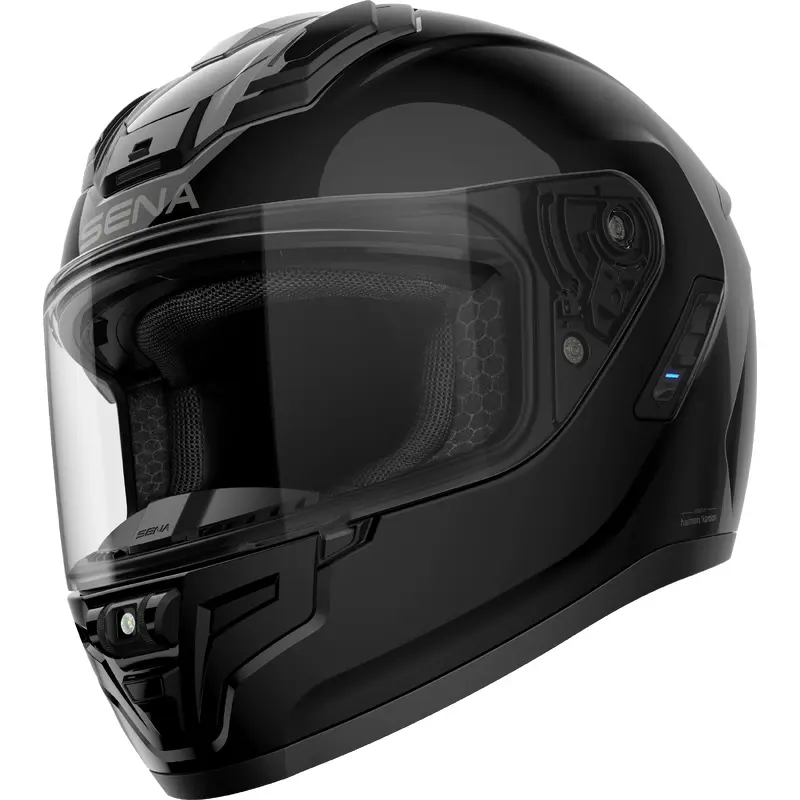 Phantom Ff Mesh Com Helmet Glossy Black 2x