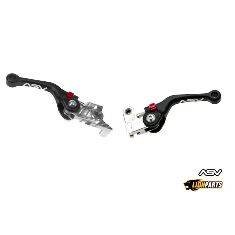 ASV Black Off-Road Shorty Brake and Clutch Lever For Cobra King 2008-2016