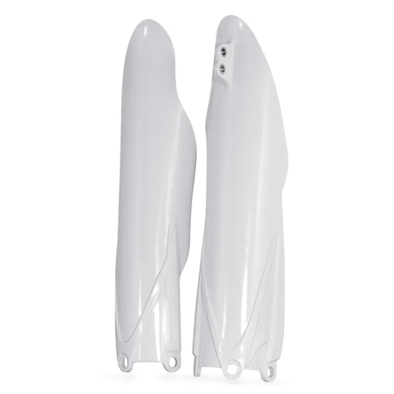 I Lower Fork Cover White CR125/250/500- CRF450R 02-03 Acerbis Indent (11622.030)