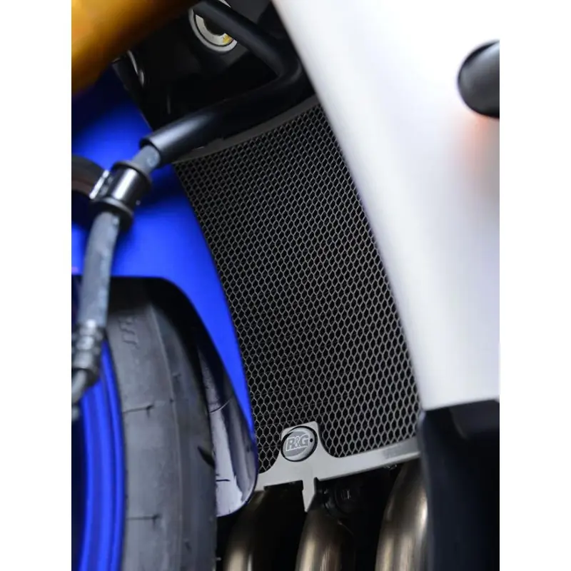 R&G Racing Black Aluminum Radiator Guard RAD0067BK