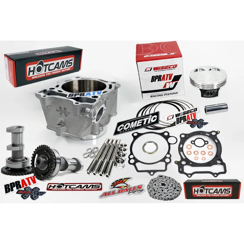 BPRATV Ultimate YFZ 450 98mm Big Bore Stage 1 Wiseco Top End Engine Rebuild Kit