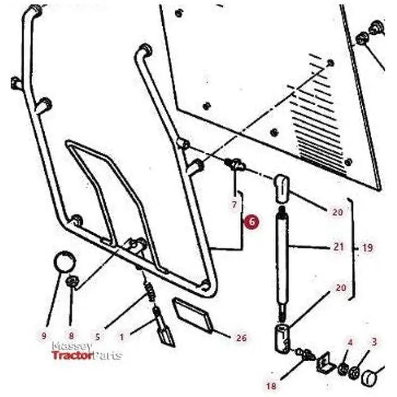 Massey Ferguson - Grip - 3389465M91
