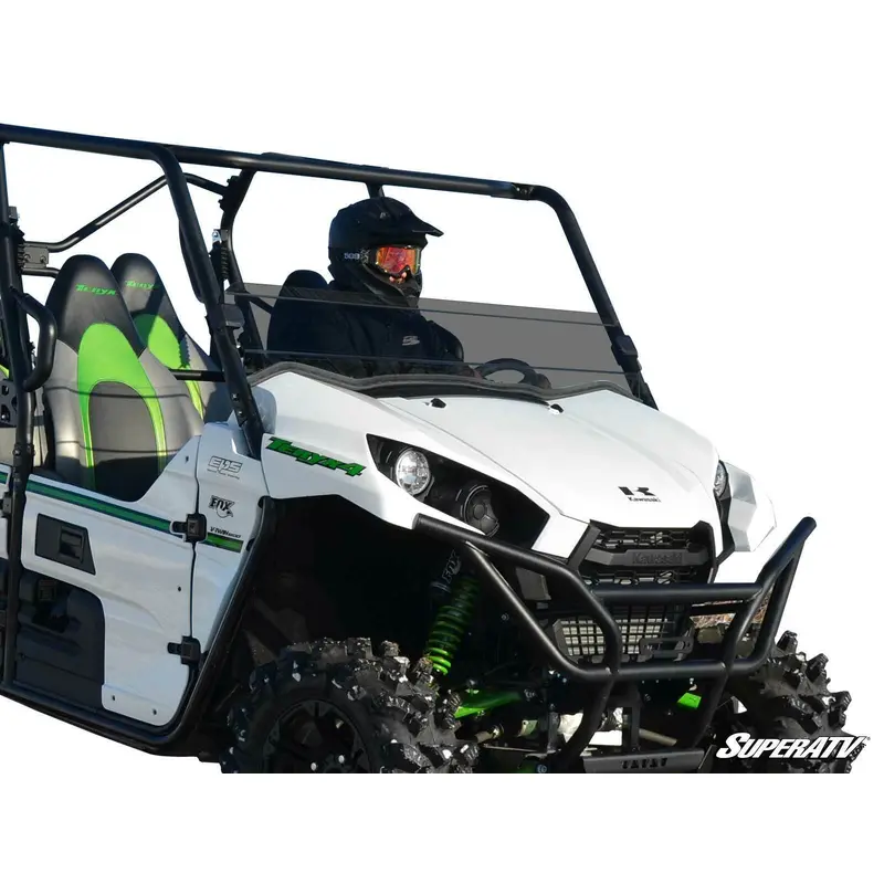 SuperATV Half Windshield for Kawasaki Teryx 800 / 800 4 (2016+) - Dark Tint