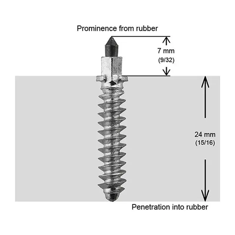 IGRIP SHOULDERED RACING TIRE STUDS 32MM 100PK (SS-32100R)