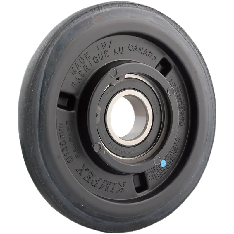 KIMPEX Idler Wheel with Bearing 6205-2RS - Black - Group - 135 mm OD x 1" ID 298926