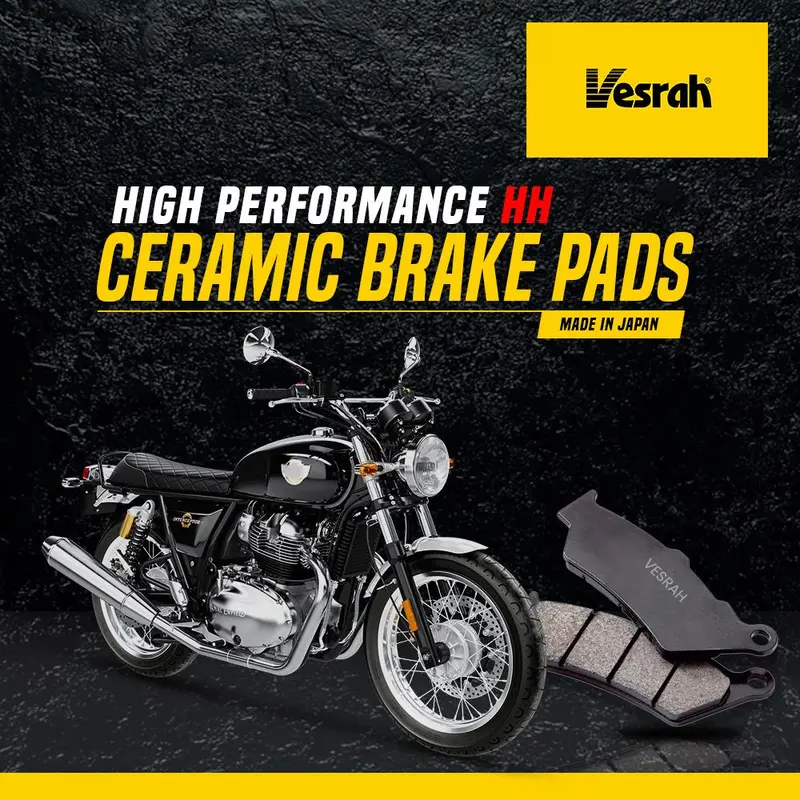Royal Enfield Interceptor / GT 650 rear brake pad (Ceramic)