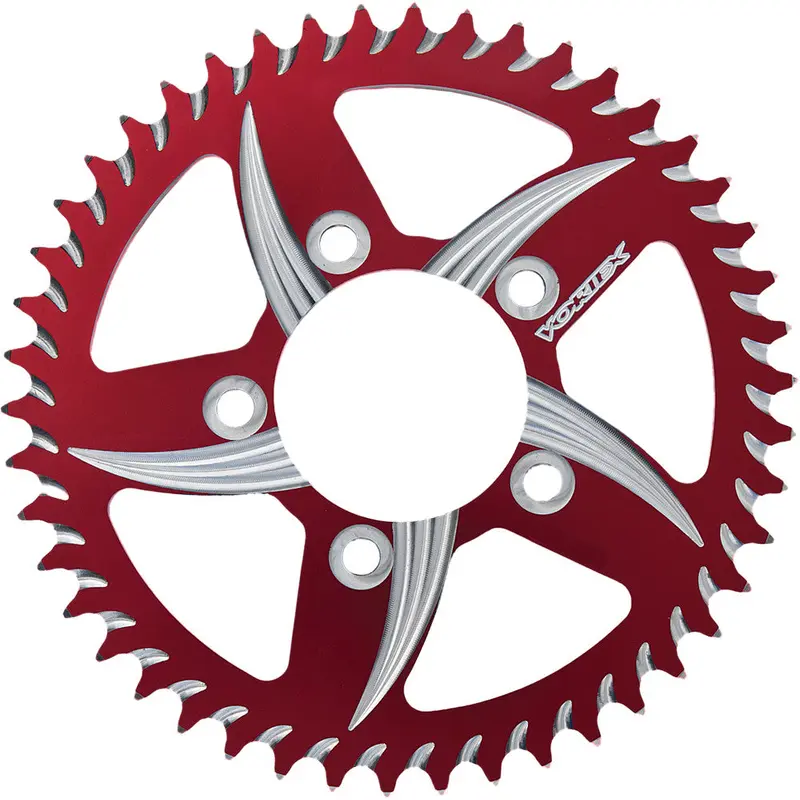 VORTEX CAT5 REAR ALUMINUM SPROCKET RED 47T 452AZR-47