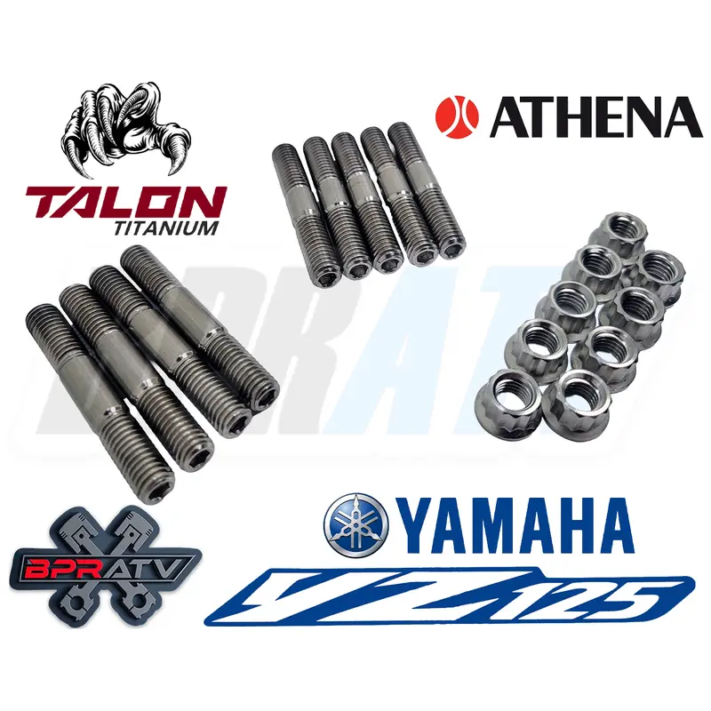 Yamaha YZ125 YZ 125 X TITANIUM Athena Cylinder Head Bolts Studs Cylinder to Case