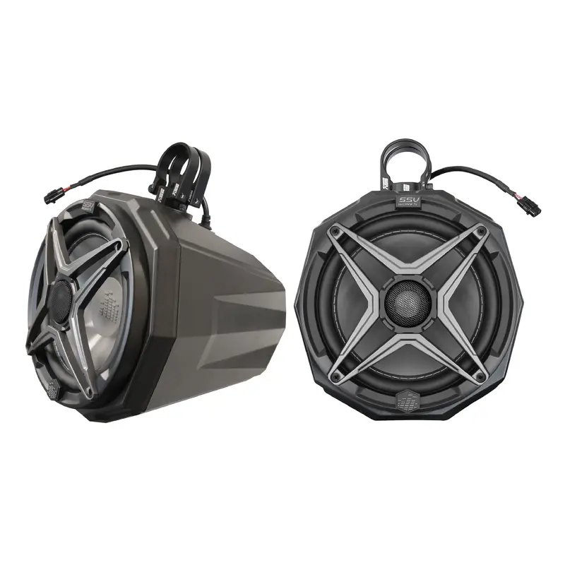 8" Cage Mount Pod Ssv Speaker 1.75" Roll Cage