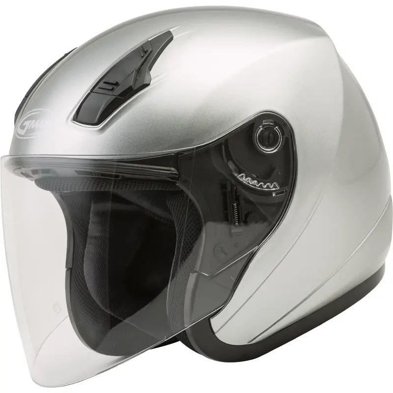 GMAX OF-17 OPEN-FACE HELMET DARK SILVER SM G317194N