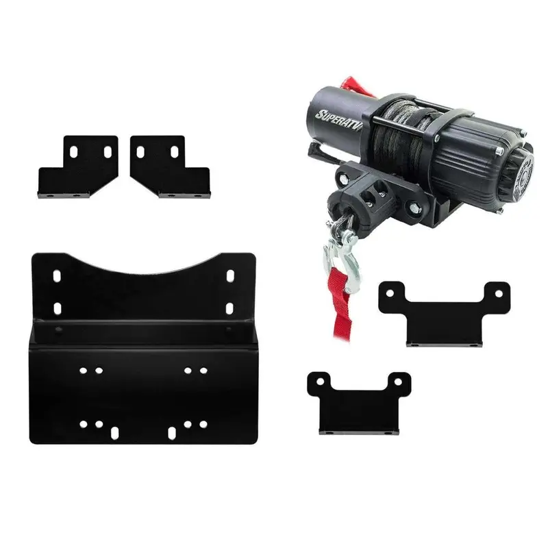 SuperATV Honda Pioneer 700 Winch Mounting Plate