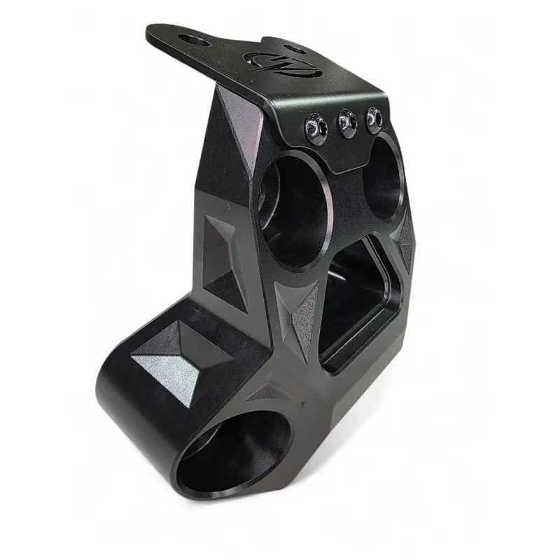 2024+ Can Am Maverick R Billet Radius Rod Plate (Black)