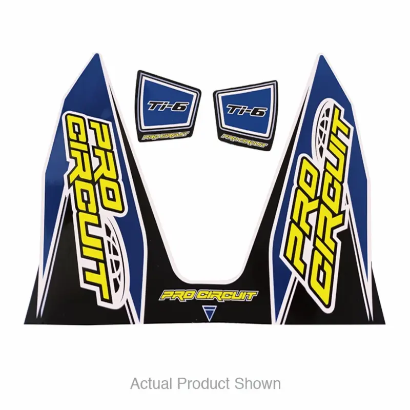 Pro Circuit Ti-6 Decal - Dark Blue | DC22TI6-DB