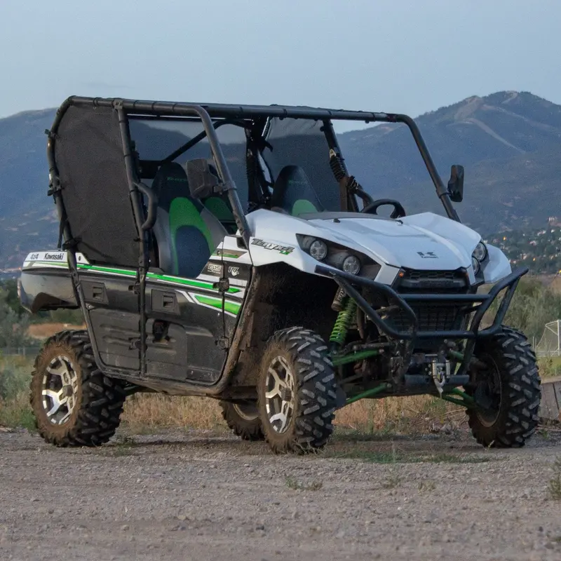 Motoroof Window Shade Nets  Rear Cab  Kawasaki Teryx4