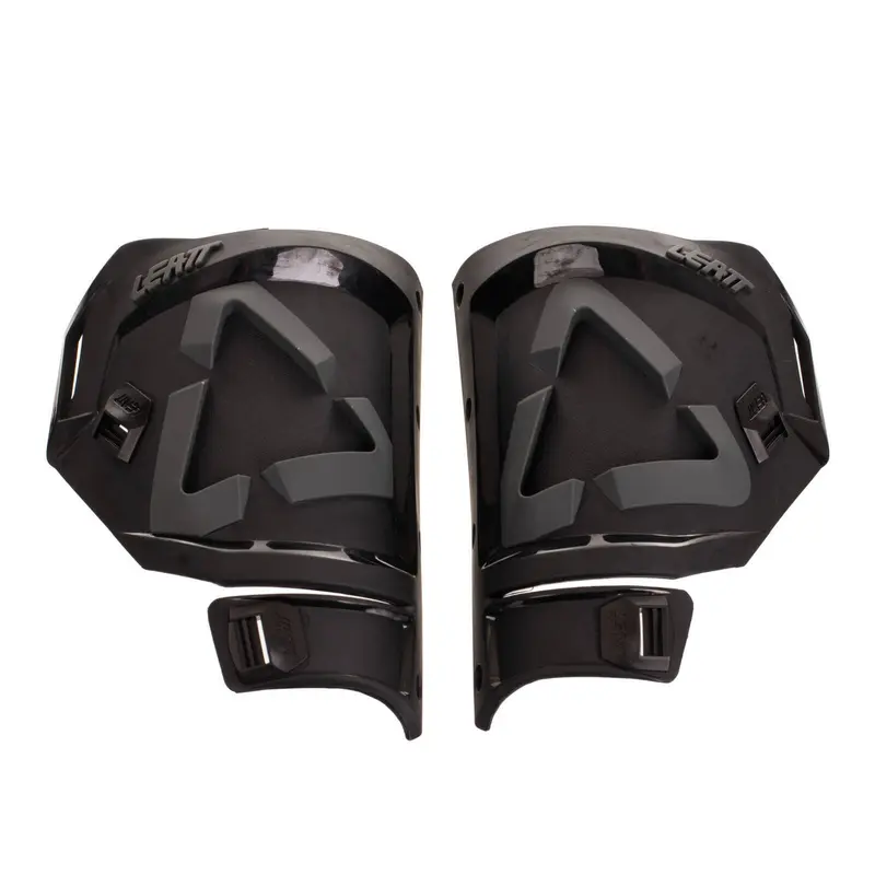 LEATT BOOT SHIN PLATE KIT 5.5 BLACK PAIR US12/13 #LE3021210502