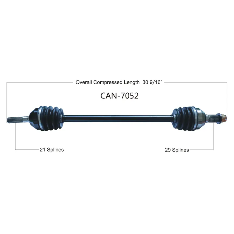 2017 Can Am Maverick Turbo X3 front left CV axle shaft TrakMotive Can-7052