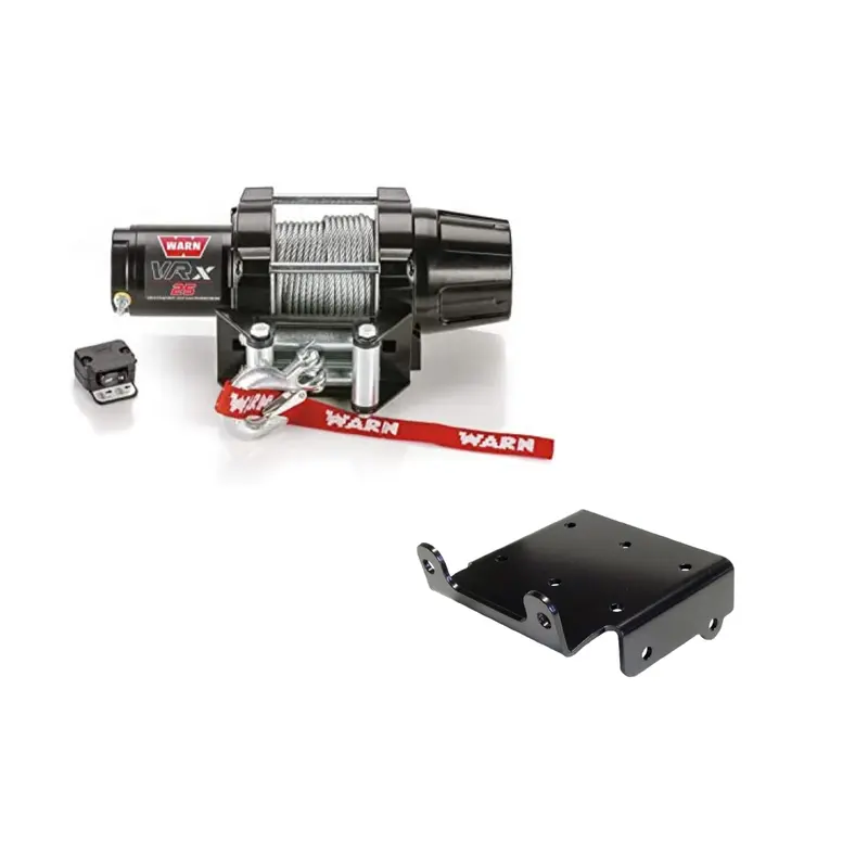Warn VRX-25 2500lb Wire Rope Winch Kit For Suzuki King Quad 450