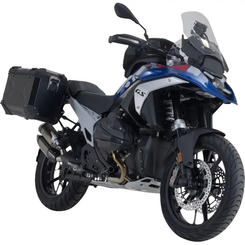 SW-MOTECH TRAX ADV Aluminum Case System - Black - BMW R 1300 GS '24 KFT.07.975.70000/B