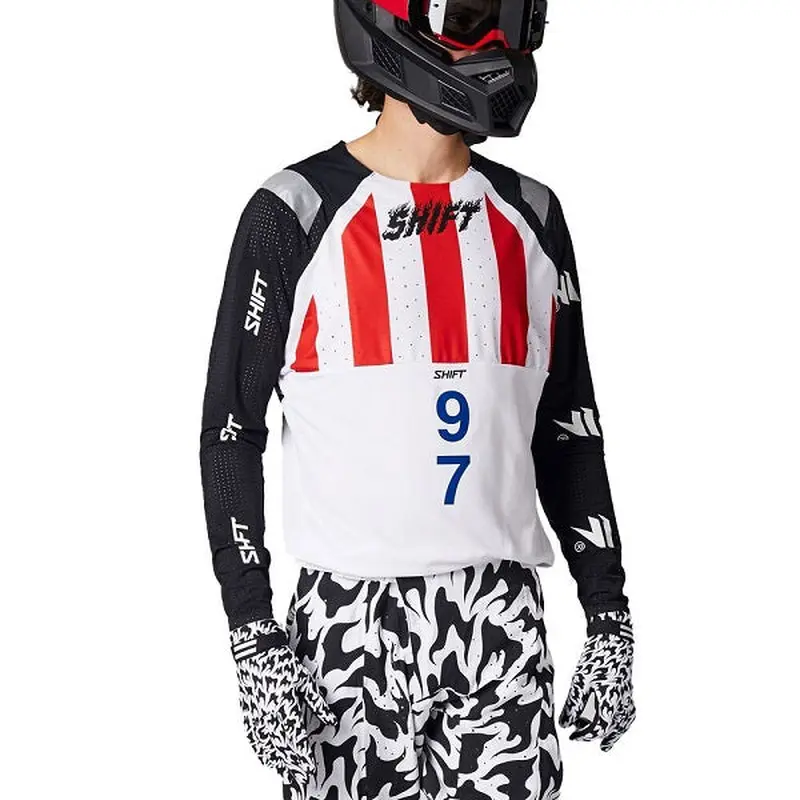 Chandail de Motocross Blue Label Flame