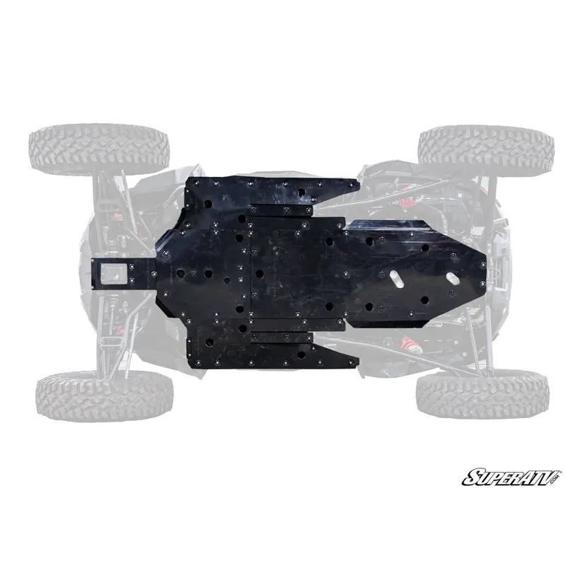 SuperATV Polaris RZR XP Turbo S Full Skid Plate