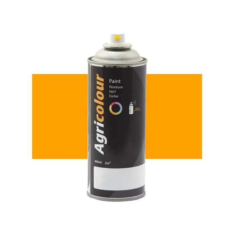 Agricolour - Yellow Gloss Paint 400ml Aerosol - Sparex Part No. S.93610