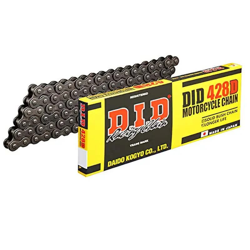 428D x 100 standard chain w/ RJ clip link DID (428D100)