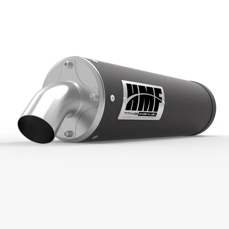HMF Muffler Polaris RZR S 900/Trail 15-21 Gun Metal Titan-QS Slip On Exhaust