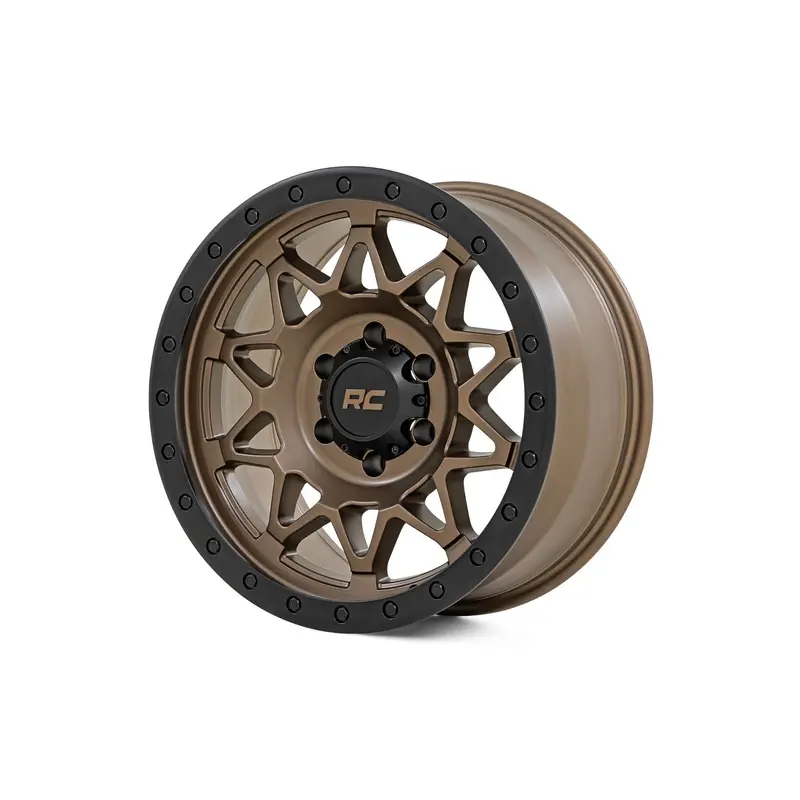 Rough Country 78 Series Wheel | Simulated Beadlock | Bronze/Black | 18x9 | 5x5 | 0mm | 78180918