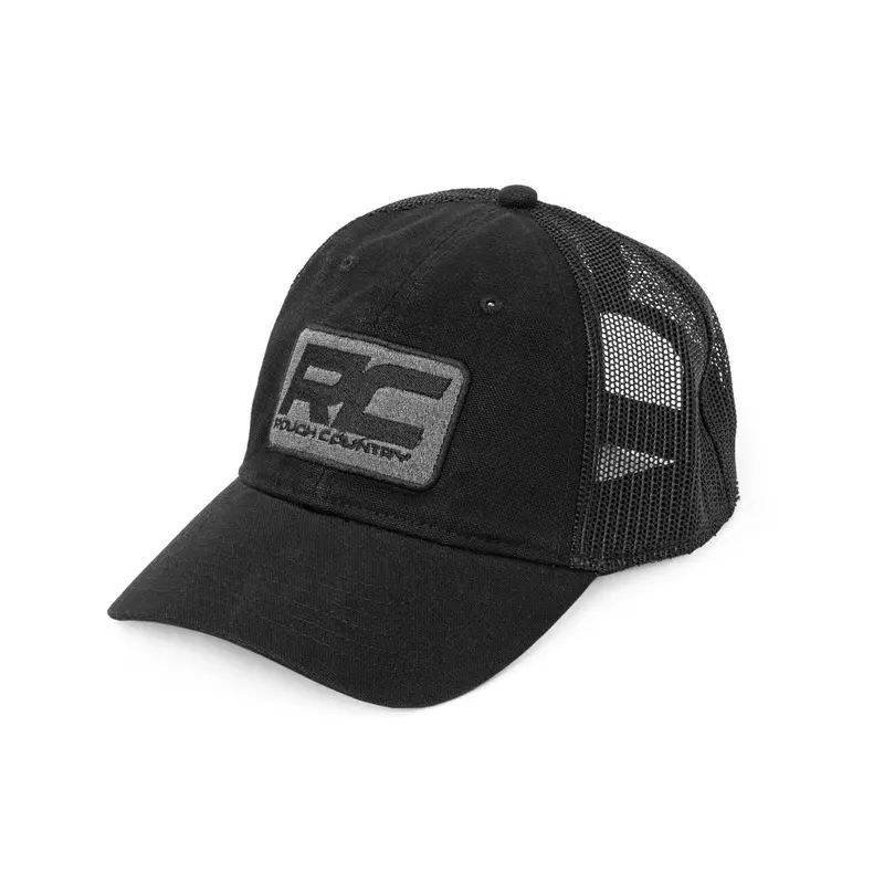 Rough Country | Rough Country Hat | Mesh | Rough Country Patch | Black | 84120