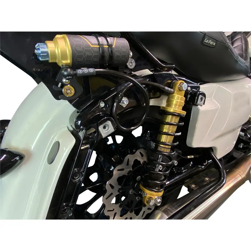 LEGEND SUSPENSION REVO ARC Remote Reservoir Shocks - Heavy Duty - Gold - 13" 1310-1911
