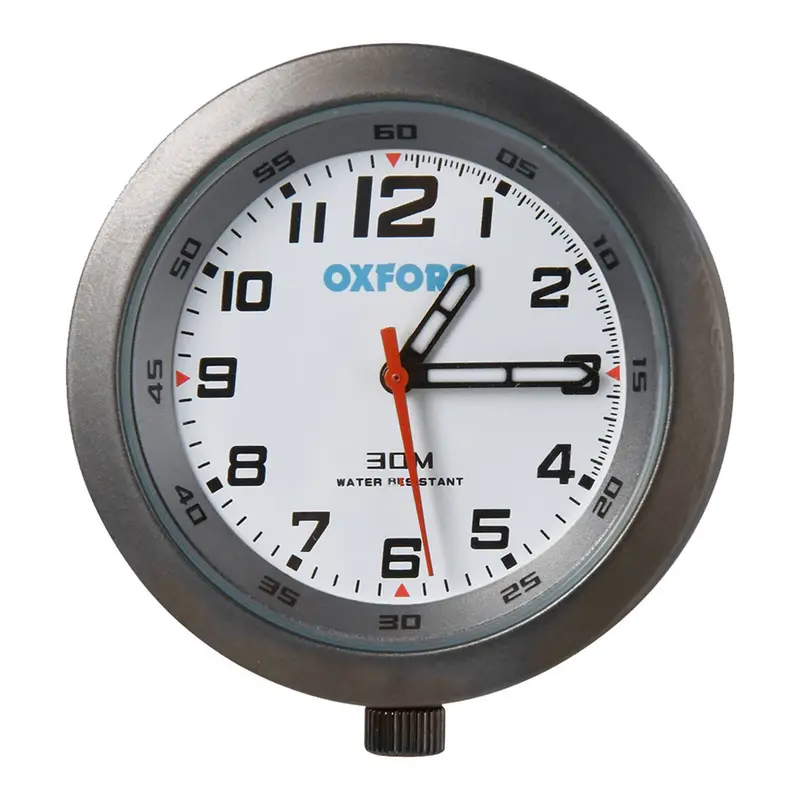 OXFORD CLOCK TIT CASE & WHT FACE W/BRKT (NEW)