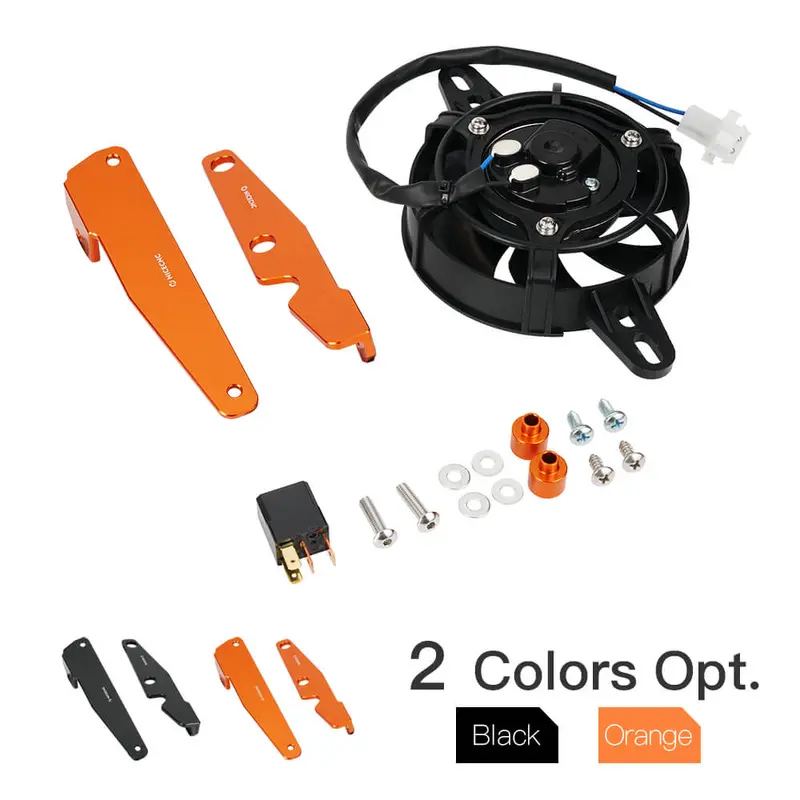Radiator Cooling Fan Kit DC12V For KTM Husaqvarna GasGas