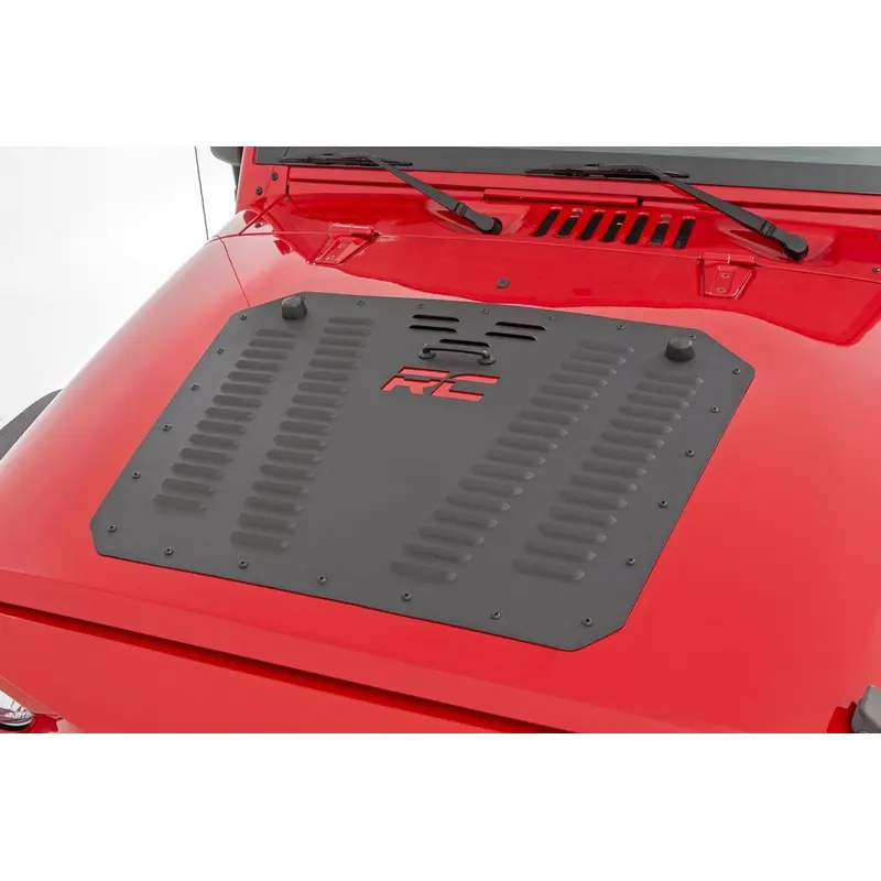 Hood Louver with RC Logo | Jeep Wrangler JK/Wrangler Unlimited  (2007-2018) | 10527