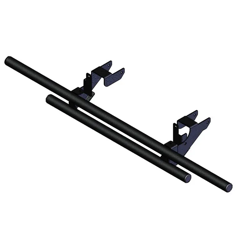 REAR BUMPER BLACK POL