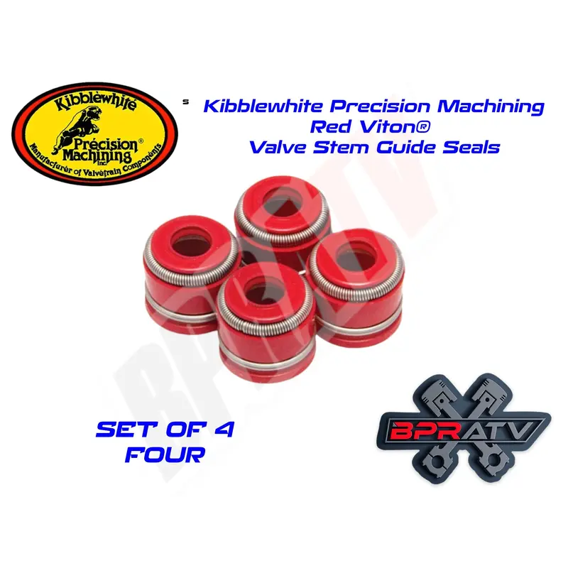 Suzuki LTR450 LTR 450 Kibblewhite Viton Valve Stem Seals Set 4 Four 06 07 08 09