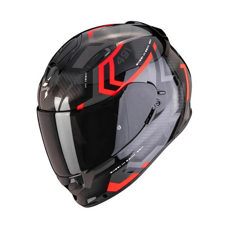 Scorpion EXO-491 SPIN - Black/Red
