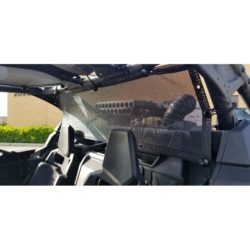 MotoRoof Rear Window  CanAm Maverick X3 & Max  Black