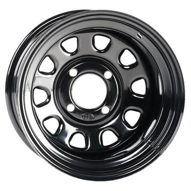 RIM STEEL WHEEL 14x7, 4/156, ITP DELTA BLACK 4+3, 10MM STUD, 1425579014B