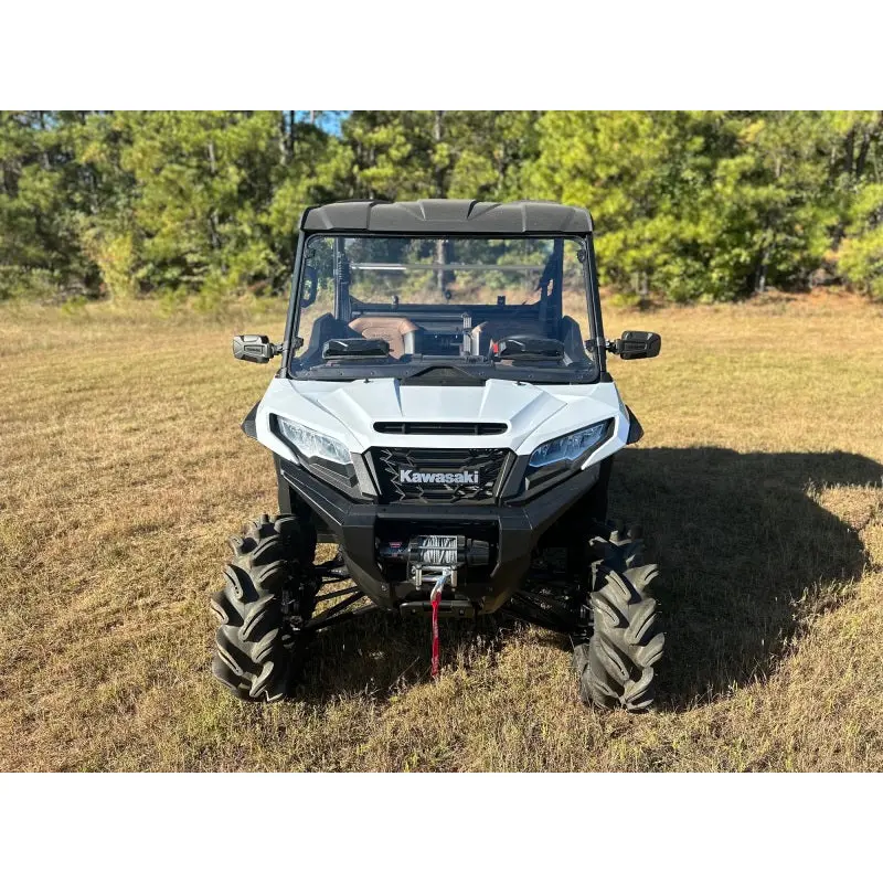 Seizmik 24+ Kawasaki Ridge Ranch Tool Less Windshield - Hardcoated