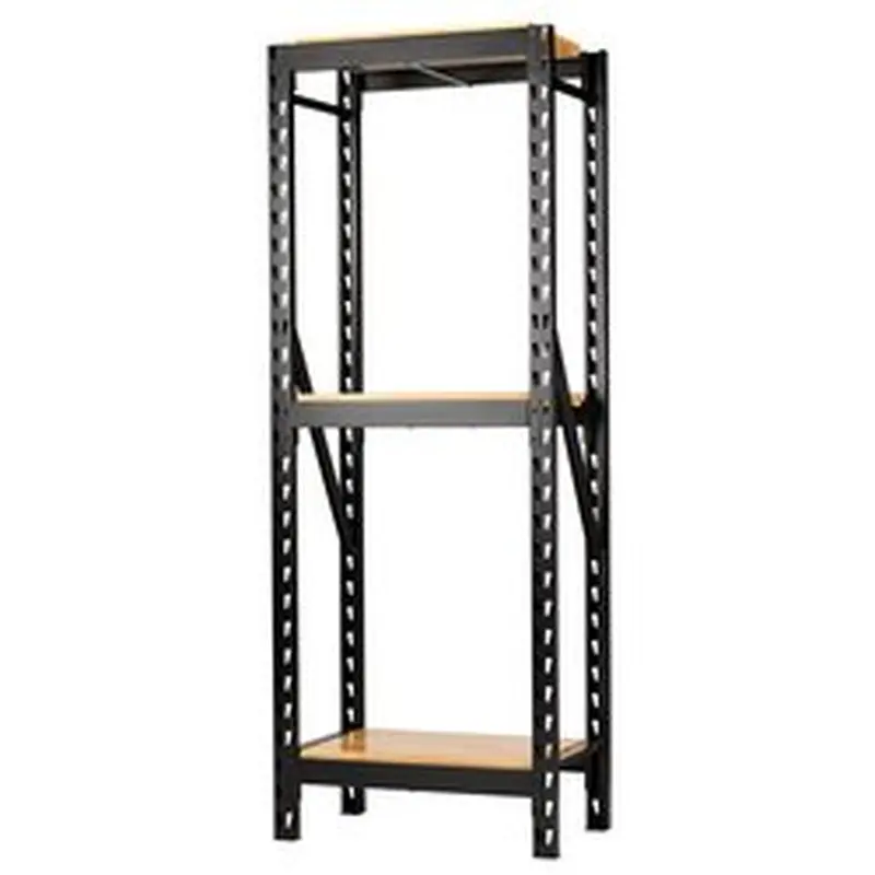 Bunker 14 Piece Modular 3 Tier Racking With Hardwood Shelving, 750Mm | Ms400-27-14Pc W