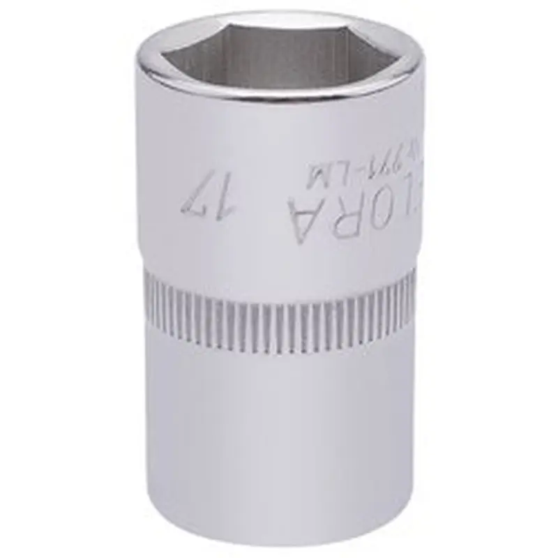 Draper Elora Hexagon Socket, 1/2" Sq. Dr., 17mm - 771-LM 17