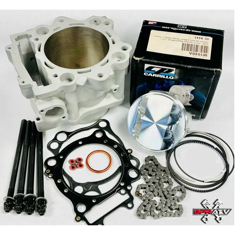 Raptor 660 OEM Yamaha Cylinder Hi Comp Race Gas Piston Top End Rebuild Kit 12.5