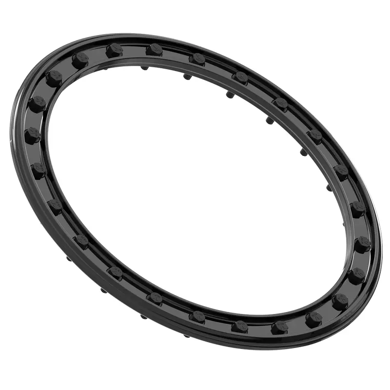 15" R1 BEADLOCK RING - GLOSS BLACK
