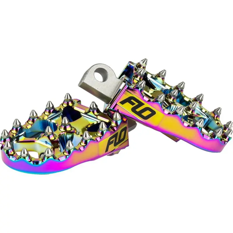 FLO Moto Style Footpeg Set Jet Fuel 2"X3.125" | FPEG-800JET