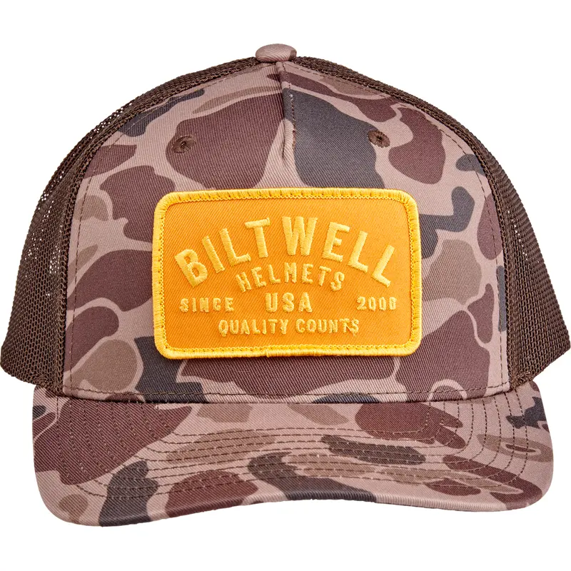 BILTWELL Bark Hat - Camo Brown 8002-2041-00