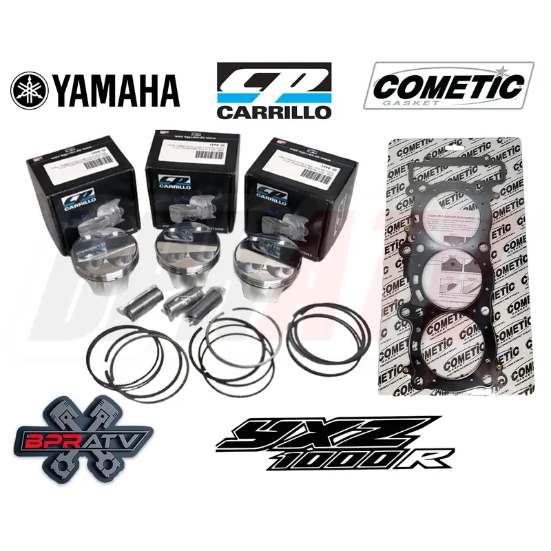 YXZ1000R YXZ 1000 OEM Bore 80mm 11.5:1 CP Piston Set Cometic & MLS Head Gasket