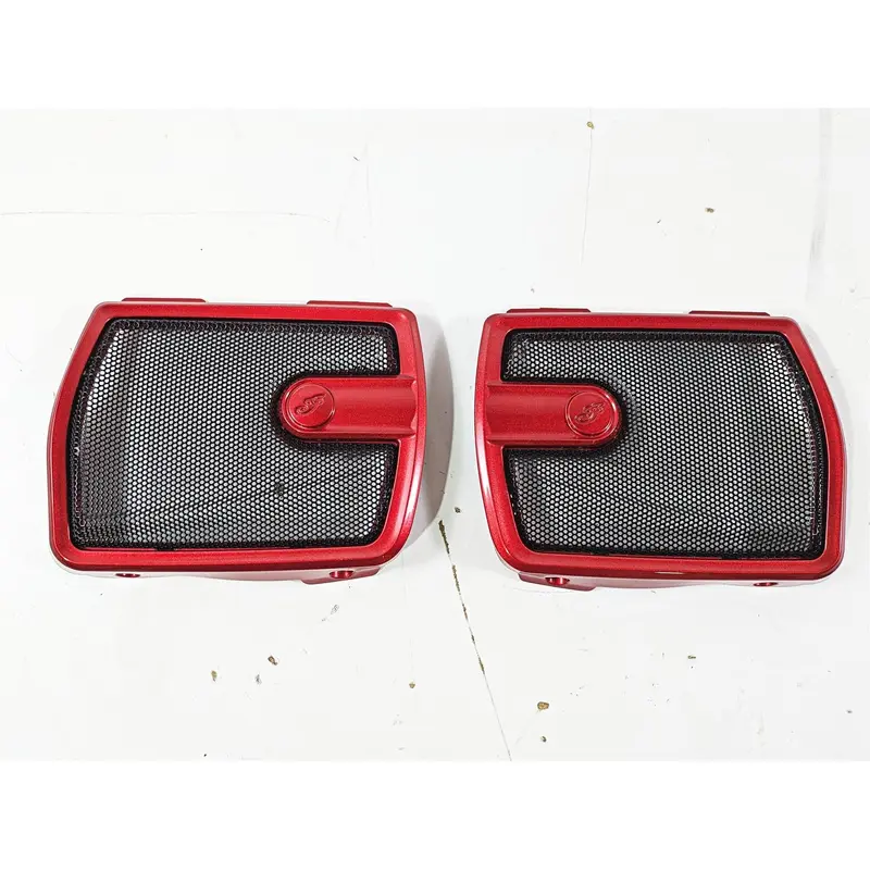 2019 Indian Chieftain Limited Front Speaker Covers Ruby Metallic 5453353 5453354