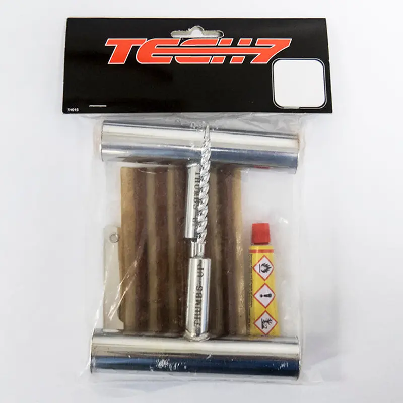 Tyre Repair Kit  ATV (T-reamer-plugs-glue-knife) Tech7 (TRATV)