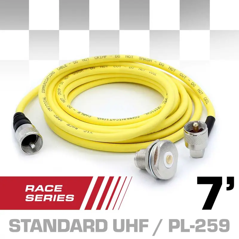 CRITICAL RACE 7' ANTENNA CABLE KIT W/ NMO BULKHEAD